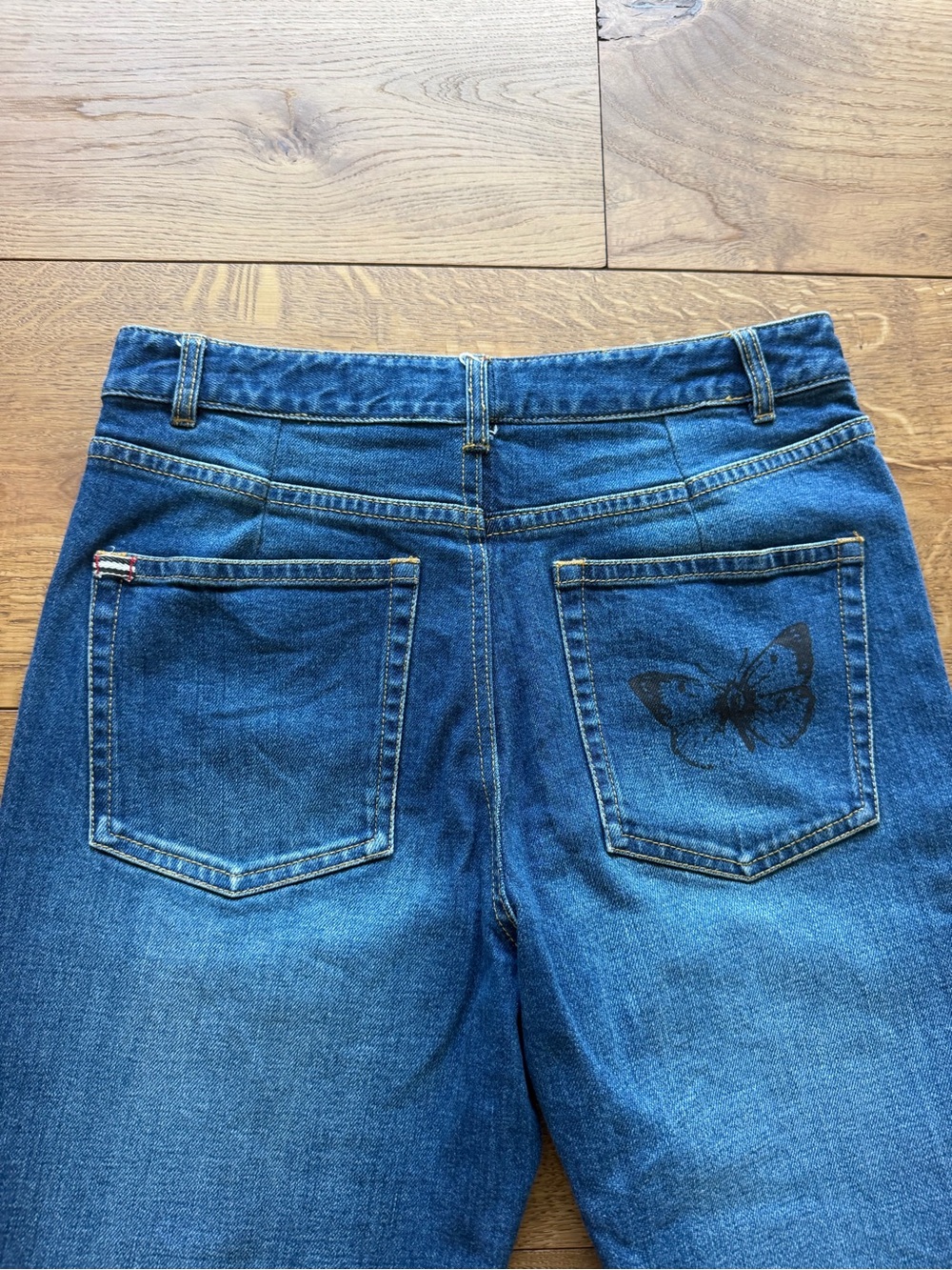 Alice & Olivia Straight Leg Jeans - altered - Picture 10 of 13